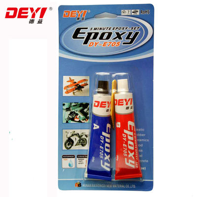 이중 구성 요소 접착제 4 분 크와이크 세트 흰색 검은  gomme for Steel Resin Adhesive