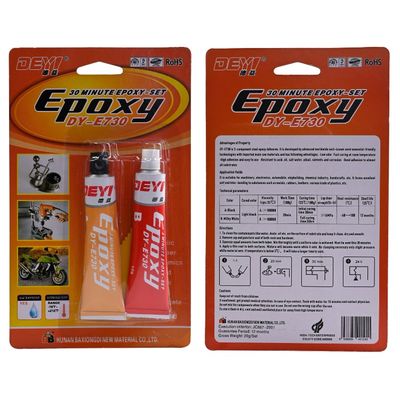 DEYI 30 Minutes Curing Epoxy AB Glue with Shear Strength ≥16 MPa and 12 Months Shelf Life Water-Resistant Epoxy Adhesive