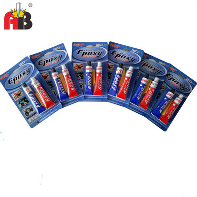 High Strength Epoxy AB Glue with Shear Strength ≥12 in White & Black for Room Temperature Curing