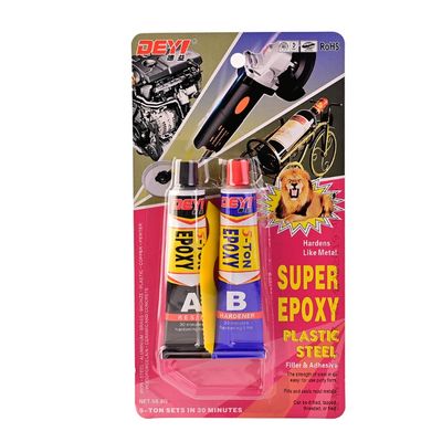 강력 접착을 위한 12개월 유통기한의 고온 내성 투명 에폭시 AB 접착제