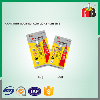 High Strength Epoxy AB Glue with Shear Strength ≥20 Mpa and Quick 3-5 Minute Initial Curing