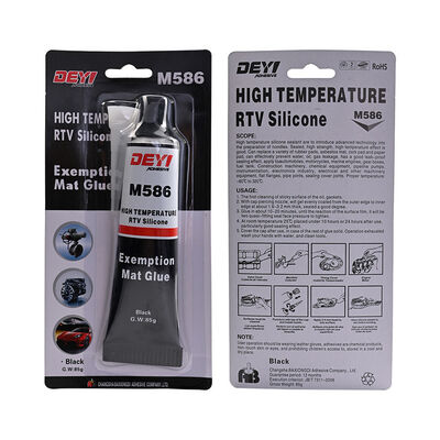 85g 블랙 내산성 실리콘 실란트 가스켓 메이커, 320℃ 온도 저항, 공장 가격