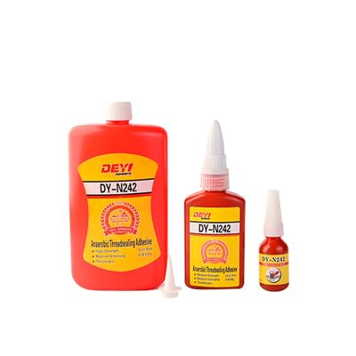 DEYI N242 블루 중간 강도 아에로빅 스레드 러커 접착제 나트 및 볼트