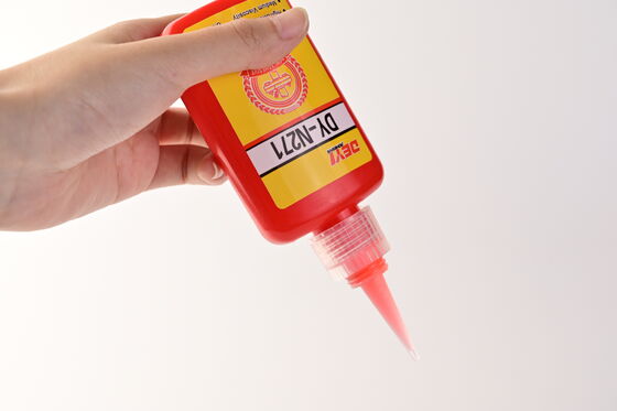 Threadlocker 접착제 빨간색 고강도 혐기성 나사 접착제 산업용 기계 고정 및 조립 작업에 이상적