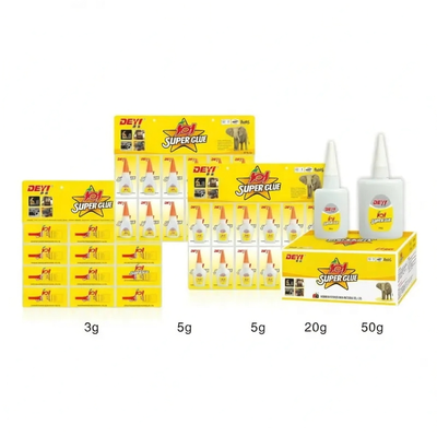 Rapid Cure 502 Super Glue는 15~20초의 초기 경화 시간과 12개월의 저장 수명으로 강력하고 접착력을 보장합니다.